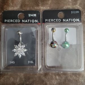 Hot Topic 14 gauge belly button rings